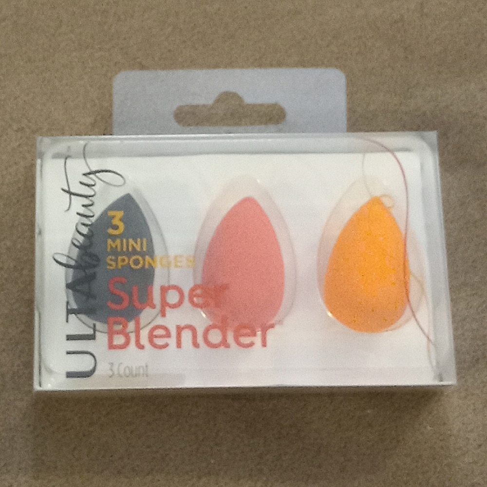 Ulta Beauty's Super Blender 3pc Mini Sponges Beauty Blender Set (each 1.25" L)